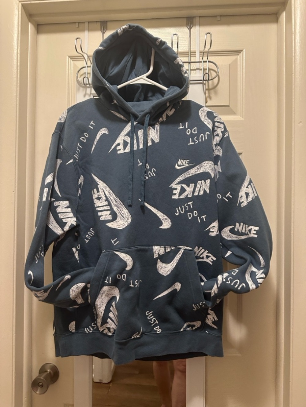 Like new Nike Men's Teal Nike Hoodie